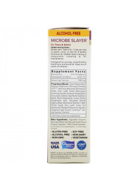 Bioray, Microbe Slayer, Microorganism Detox, Alcohol Free, 2 fl oz (60 ml)
