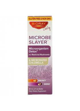 Bioray, Microbe Slayer, Microorganism Detox, Alcohol Free, 2 fl oz (60 ml)