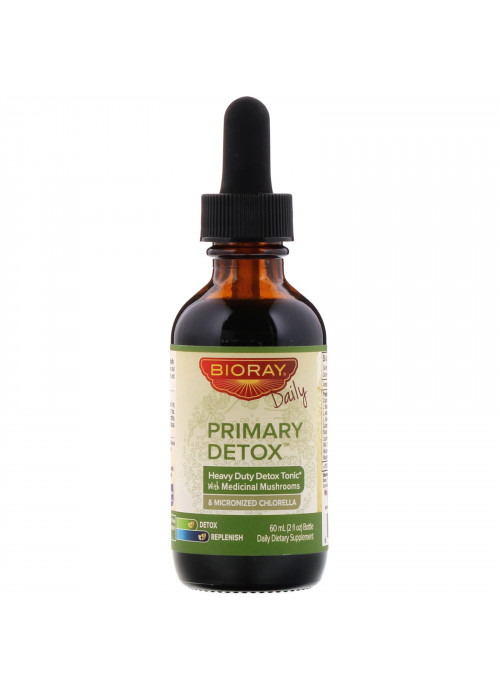 Bioray, Primary Detox, Heavy Duty Detox Tonic, Alcohol Free, 2 fl oz (60 ml)