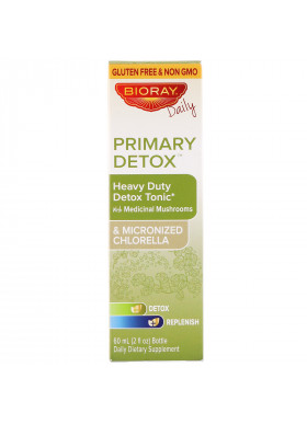 Bioray, Primary Detox, Heavy Duty Detox Tonic, Alcohol Free, 2 fl oz (60 ml)