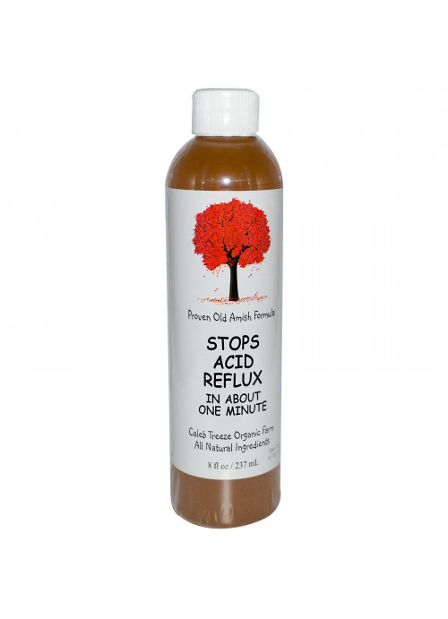 Caleb Treeze Organic Farm, Stops Acid Reflux, 8 fl oz (237 ml)