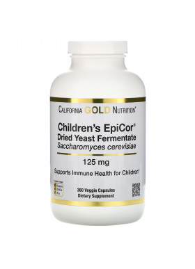 California Gold Nutrition, Children's Epicor, 125 mg, 360 Veggie Capsules