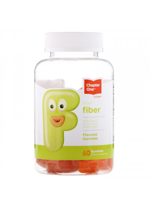 Chapter One, F Is For Fiber, Flavored Gummies, 60 Gummies