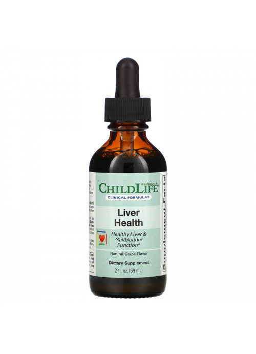 Childlife Clinicals, Liver Health, Natural Grape, 2 fl oz (59 ml)