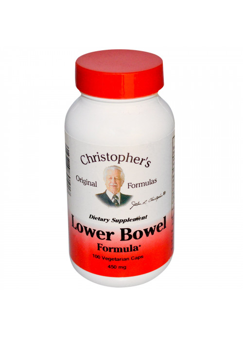 Christopher's Original Formulas, Lower Bowel Formula, 450 mg, 100 Vegetarian Caps