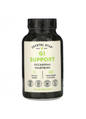 Crystal Star, GI Support, 60 Vegetarian Capsules