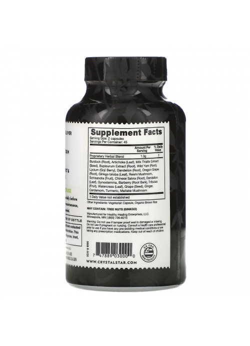 Crystal Star, Liver Renew, 90 Vegetarian Capsules