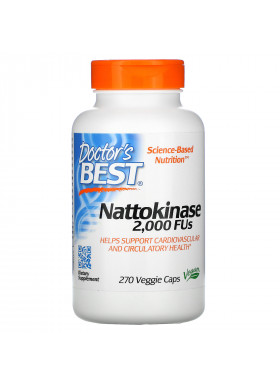 Doctor's Best, Nattokinase, 2,000 FUs, 270 Veggie Caps