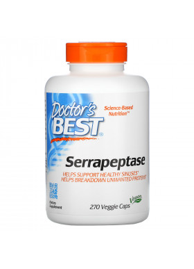 Doctor's Best, Serrapeptase, 270 Veggie Caps