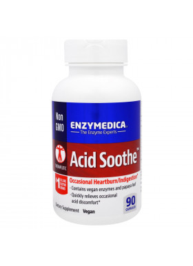 Enzymedica, Acid Soothe, 90 Capsules