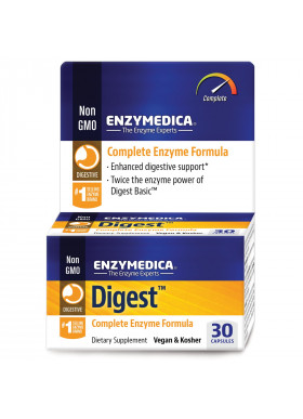 Enzymedica, Digest, Complete Enzyme Formula, 30 Capsules