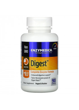 Enzymedica, Digest, Complete Enzyme Formula, 90 Capsules