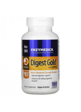 Enzymedica, Digest Gold with ATPro, 180 Capsules