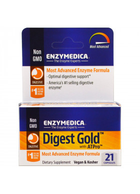 Enzymedica, Digest Gold with ATPro, 21 Capsules