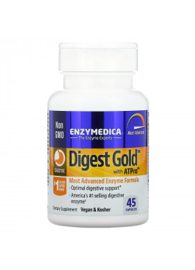 Enzymedica, Digest Gold with ATPro, 45 Capsules