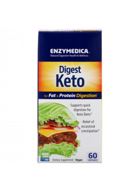 Enzymedica, Digest Keto, 60 Capsules