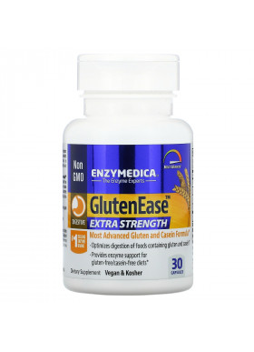 Enzymedica, GlutenEase, Extra Strength, 30 Capsules