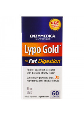 Enzymedica, Lypo Gold, For Fat Digestion, 60 Capsules