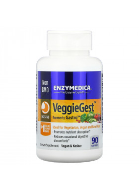 Enzymedica, VeggieGest, (Formerly Gastro), 90 Capsules