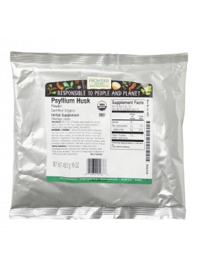 Frontier Natural Products, Organic Psyllium Husk Powder, 16 oz (453 g)