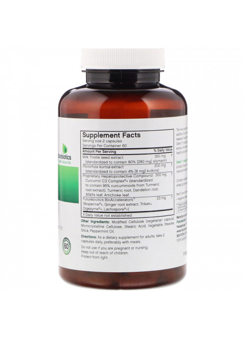 FutureBiotics, Detox, Daily Liver Support, 120 Vegetarian Capsules