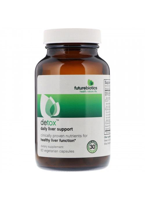 FutureBiotics, Detox, Daily Liver Support, 60 Vegetarian Capsules