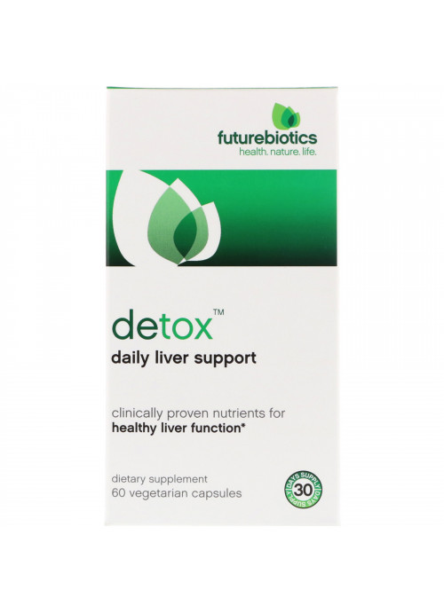 FutureBiotics, Detox, Daily Liver Support, 60 Vegetarian Capsules