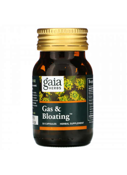 Gaia Herbs, Gas & Bloating, 50 Vegan Capsules