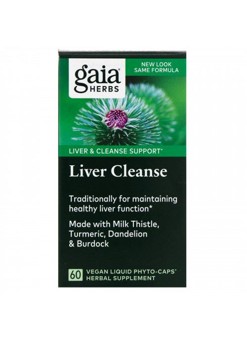 Gaia Herbs, Liver Cleanse, 60 Vegan Liquid Phyto-Caps