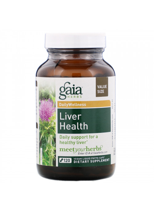 Gaia Herbs, Liver Health, 120 Vegan Liquid Phyto-Caps