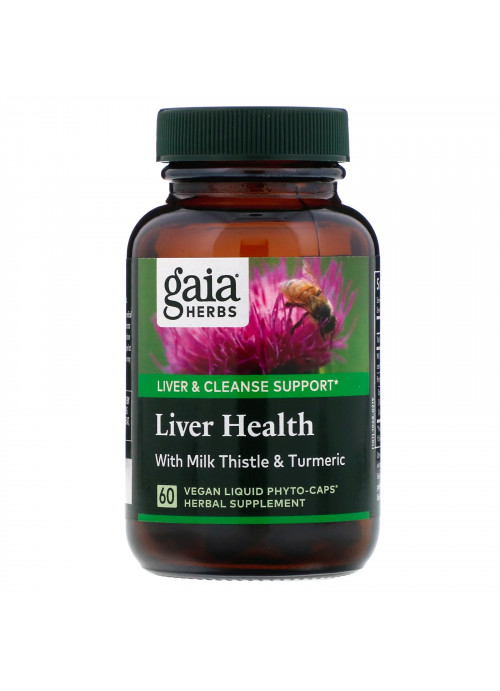 Gaia Herbs, Liver Health, 60 Vegan Liquid Phyto-Caps
