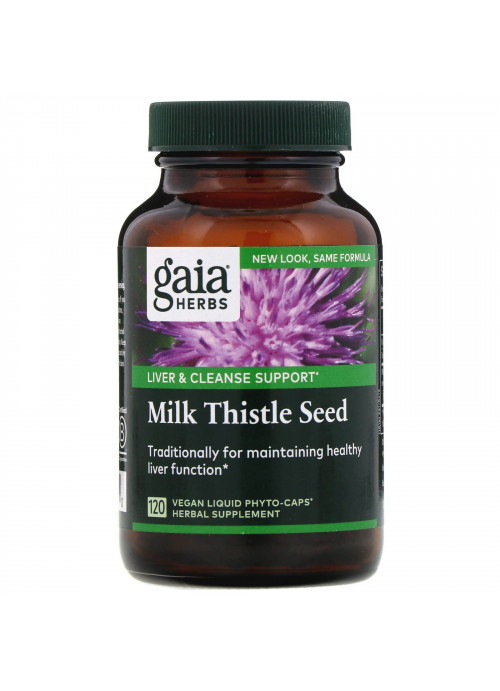 Gaia Herbs, Milk Thistle Seed, 120 Vegan Liquid Phyto-Caps