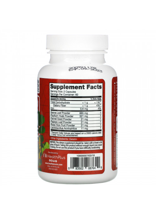Health Plus, Super Colon Cleanse, 120 Capsules