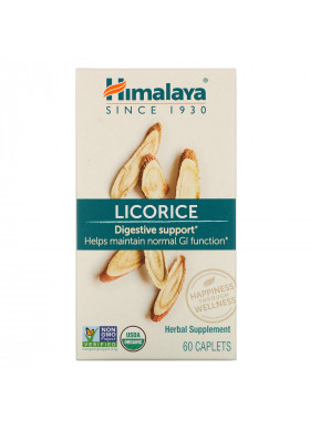 Himalaya, Licorice, Organic Digestive Support, 60 Caplets