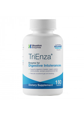 Houston Enzymes, TriEnza, Enzyme For Digestive Intolerances, 180 Capsules