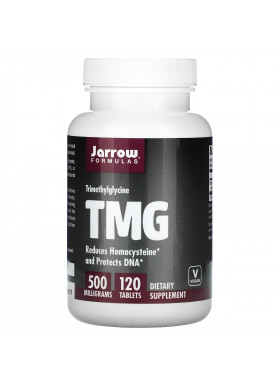 Jarrow Formulas, TMG, Trimethylglycine, 500 mg, 120 Tablets