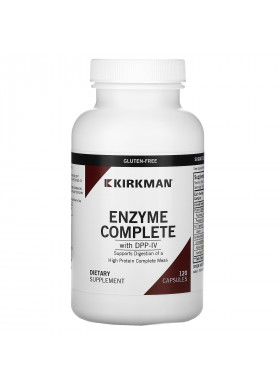 Kirkman Labs, Enzyme Complete With DPP-IV, 120 Capsules