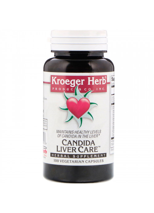 Kroeger Herb Co, Candida Liver Care, 100 Vegetarian Capsules