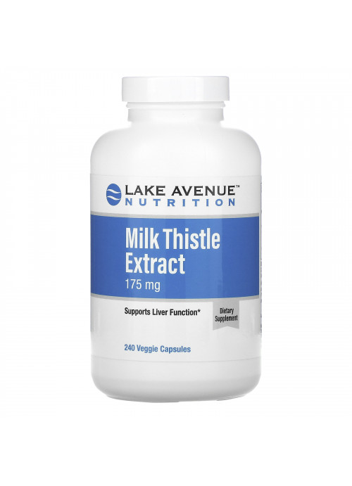 Lake Avenue Nutrition, Milk Thistle Extract, 175 mg, 240 Veggie Capsules