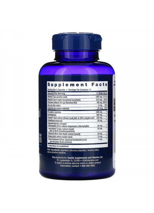 Life Extension, Anti-Alcohol Complex, 60 Capsules