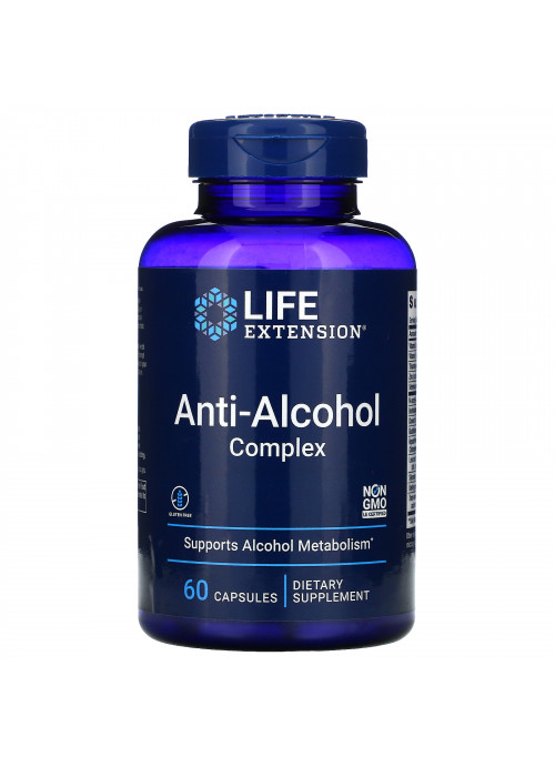 Life Extension, Anti-Alcohol Complex, 60 Capsules
