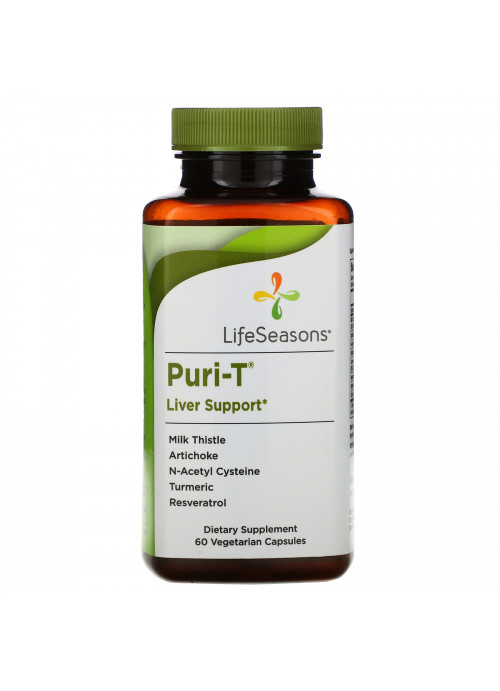 LifeSeasons, Puri-T, 60 Vegetarian Capsules