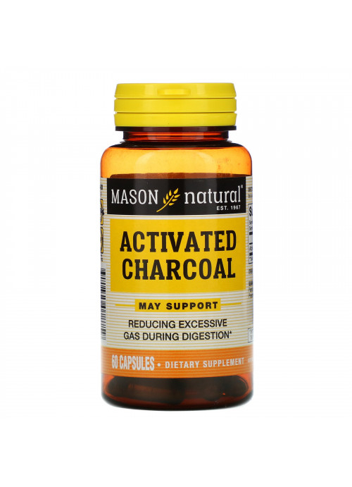 Mason Natural, Activated Charcoal, 60 Capsules