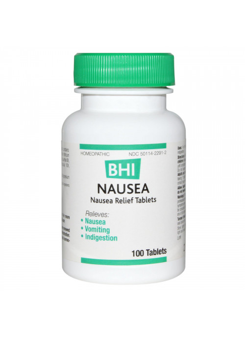 MediNatura, BHI, Nausea, 100 Tablets