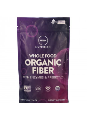 MRM, Whole Food, Organic Fiber with Enzymes and Prebiotics, 9.3 oz (256 g)