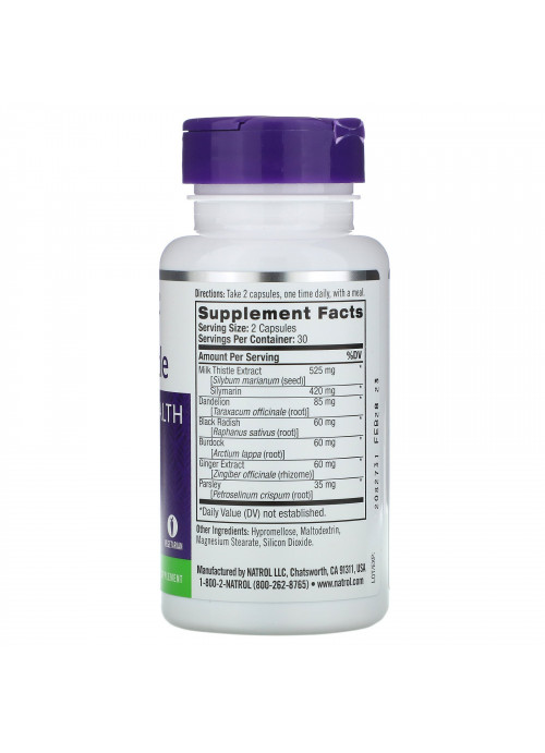 Natrol, Milk Thistle , 525 mg, 60 Capsules