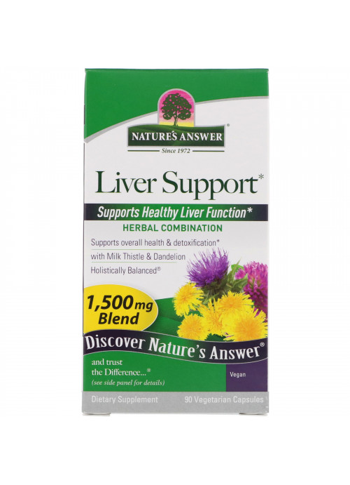 Nature's Answer, Liver Support, 1,500 mcg, 90 Vegetarian  Capsules