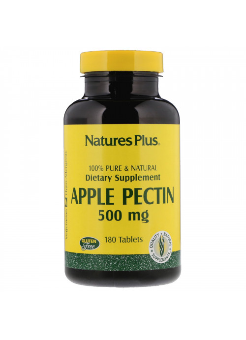 Nature's Plus, Apple Pectin, 500 mg, 180 Tablets