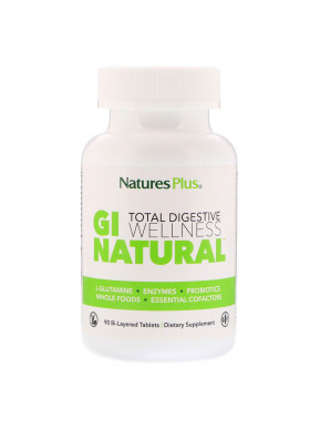 Nature's Plus, Total Digestive Wellness, GI Natural, 90 Bi-Layered Tablets