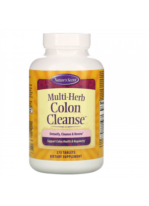 Nature's Secret, Multi-Herb Colon Cleanse, 275 Tablets